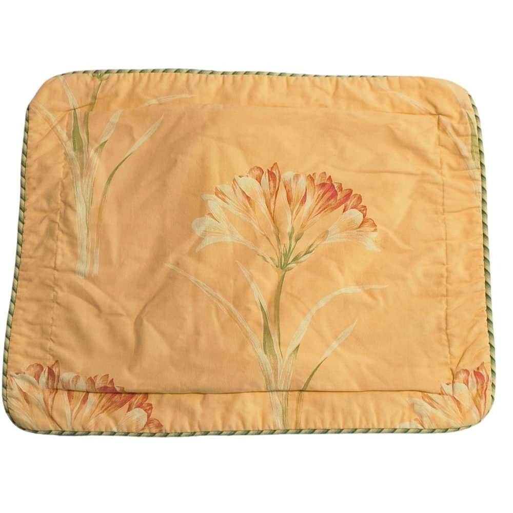 Set Queen Thomasville  PILLOW COTTON SHAM coral crocus